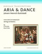 ARIA AND DANCE Orchestra sheet music cover